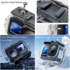 snorkeling waterproof camera housing