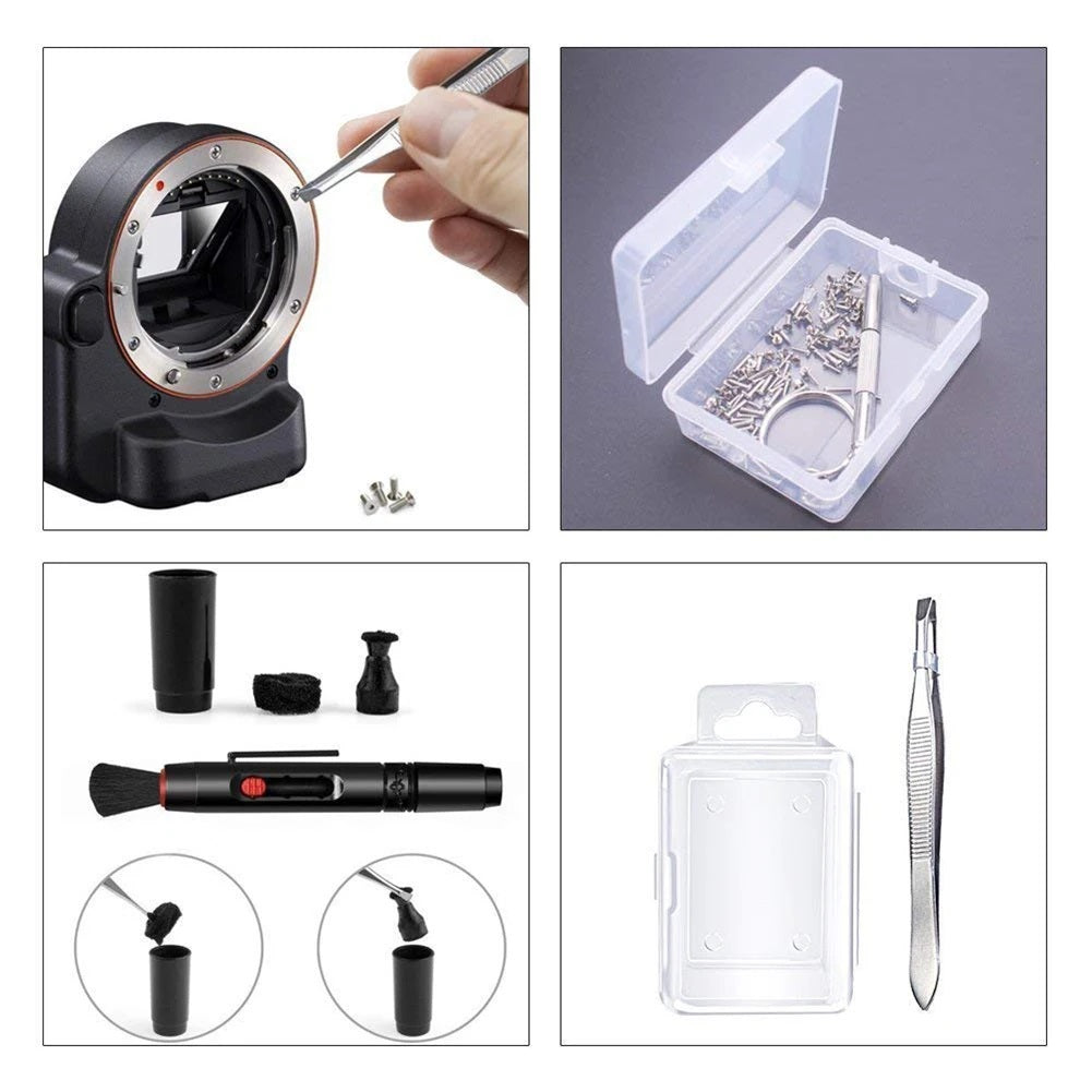 Keyboard and console cleaning tools included in 14-in-1 kit