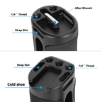 side handle grip for mirrorless camera cage