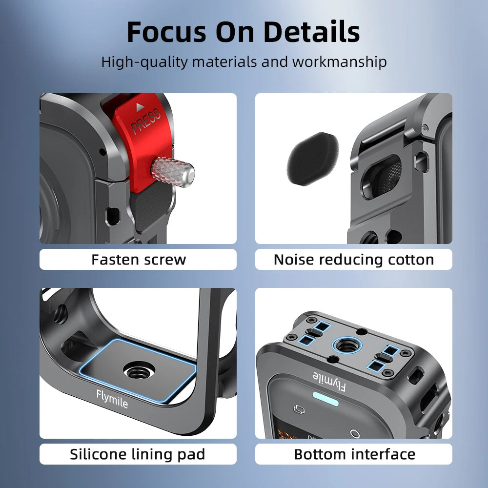 Insta360 X5 aluminum cage