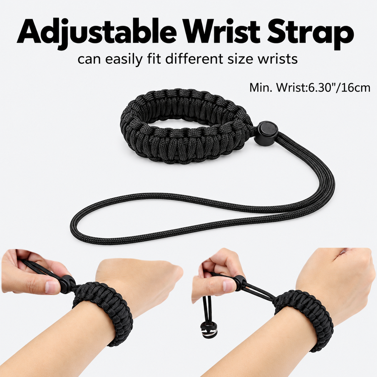 Camera Wrist Strap For DJI Pocket 4Pro, Insta360 Luna Ultra With Universal 1/4-inch Thread
