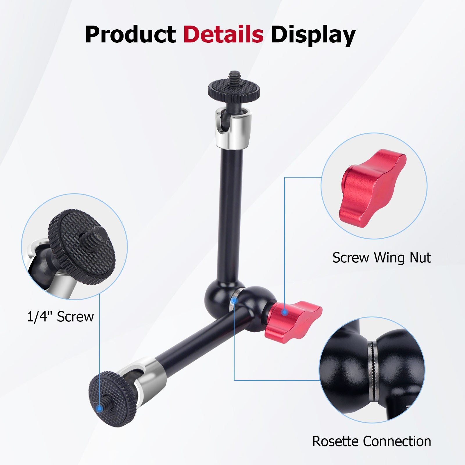 Camera accessory mounting bracket with universal cold shoe