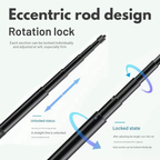 Invisible Selfie Stick for 360 Cameras | Lightweight Aluminum Extension Pole with 1/4 Mount | Compatible with Insta360 X5/ X4/X3, DJI Osmo 360 and GoPro Max