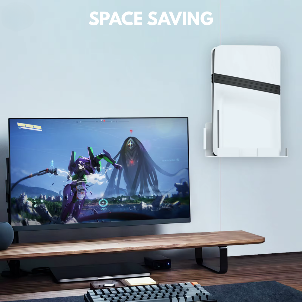 PS5 Pro wall mounting solution for gaming setup