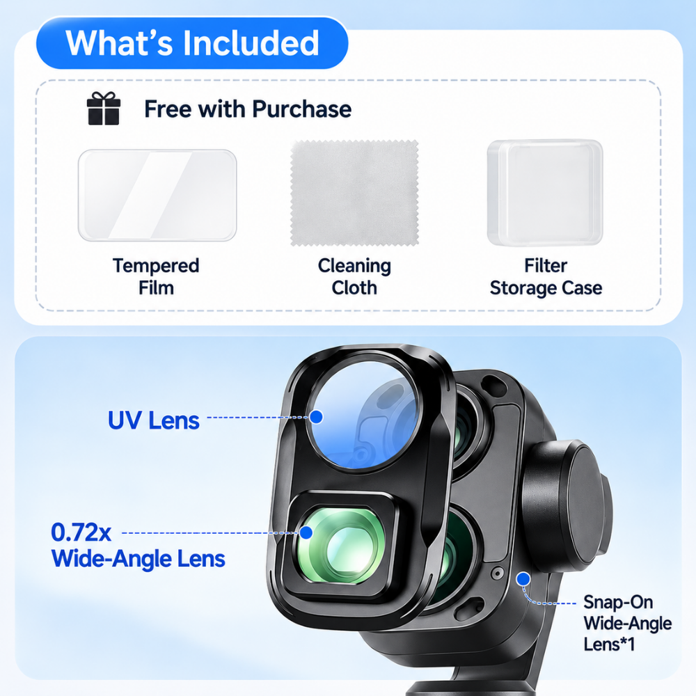 UV protection filter with magnetic quick mount