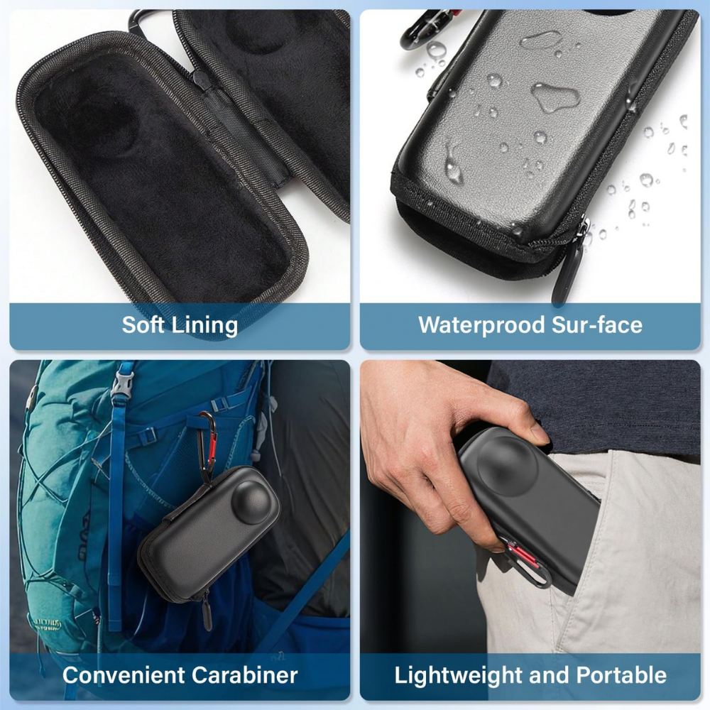 protective travel bag for Insta360 X5 camera accessories