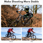 Motorcycle handlebar camera clamp for Insta360 X5
