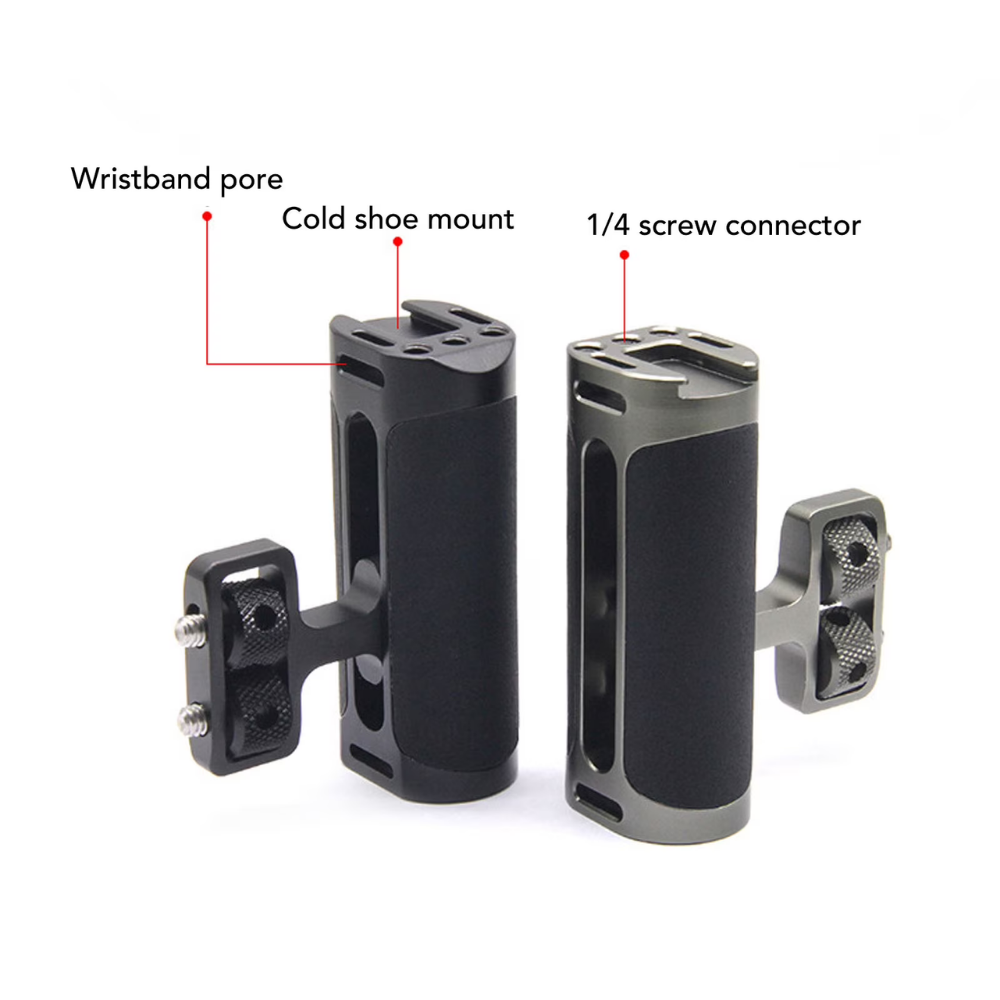 camera rig handle ergonomic soft grip