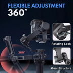 Aluminum Gimbal Handgrip Handle