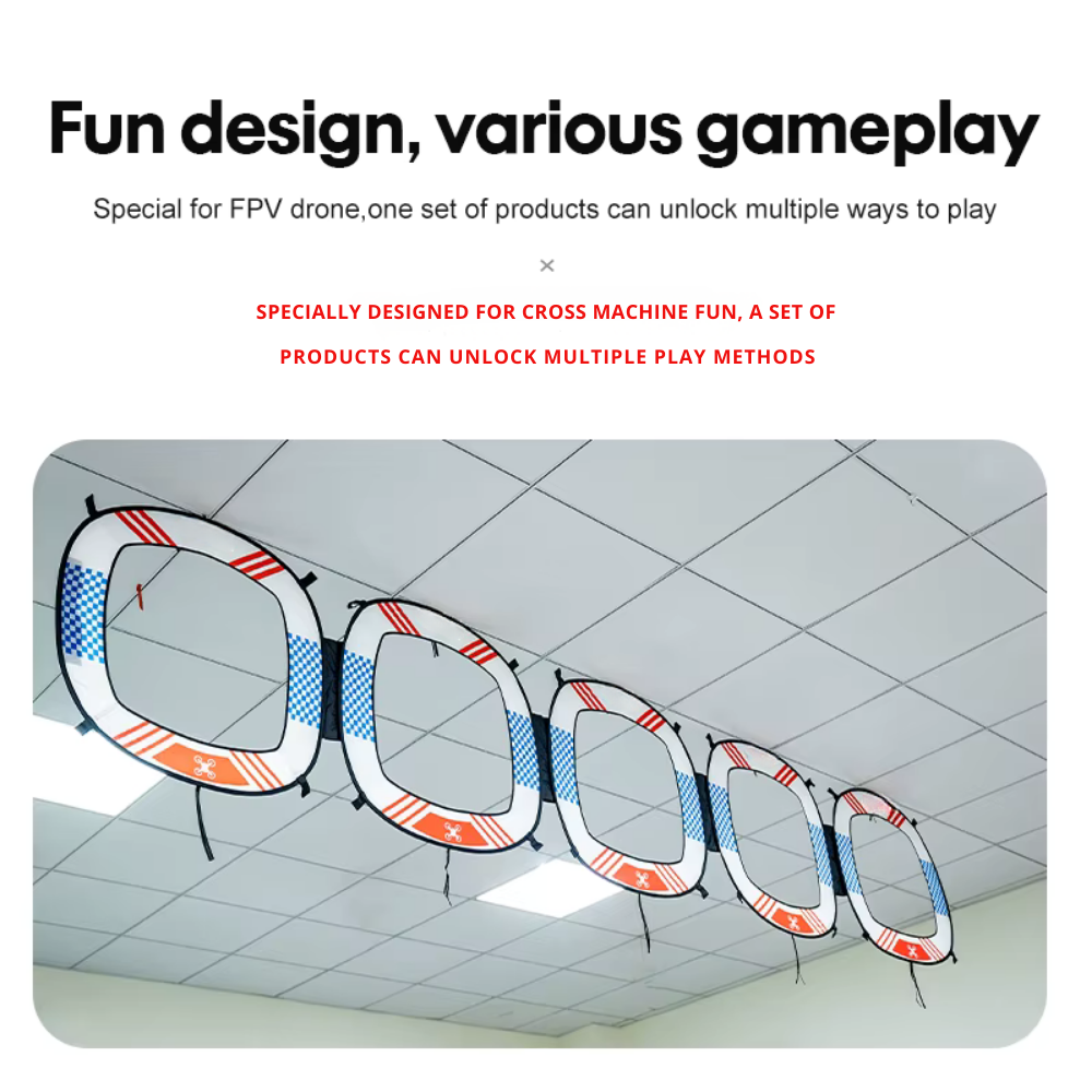 high visibility drone racing gate
