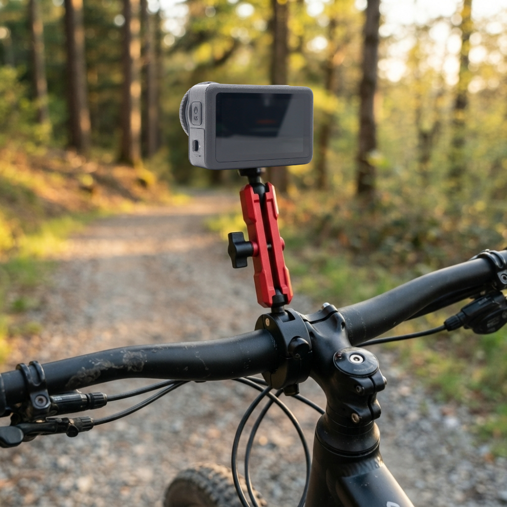 Motorcycle Handlebar Clamp Mount for GoPro Hero 13