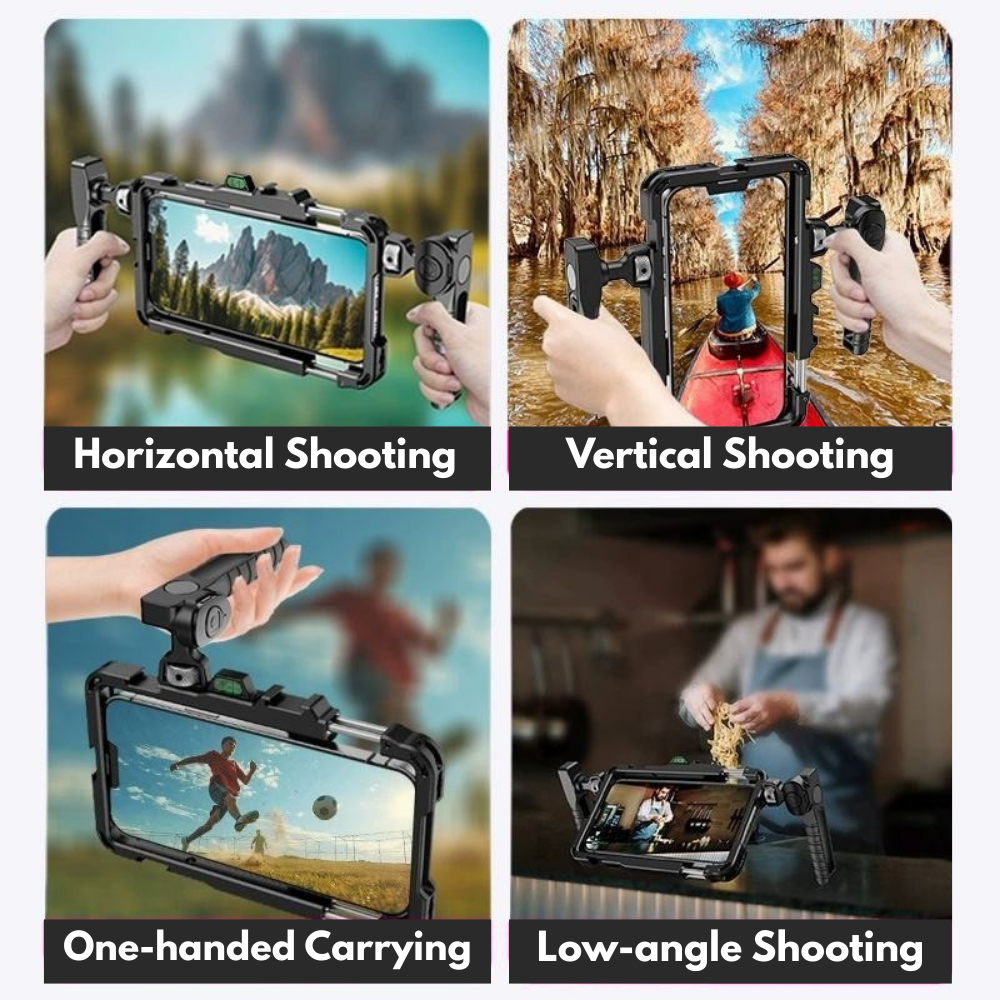 mobile video rig with bubble level