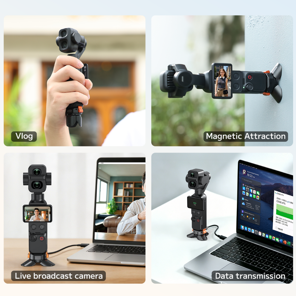 Mini Tripod Adapter for Pocket 3/4/4Pro magnetic charging base