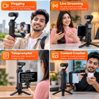 Phone clip mount with 1/4 inch adapter
