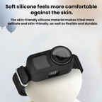 adjustable silicone wrist strap camera holder