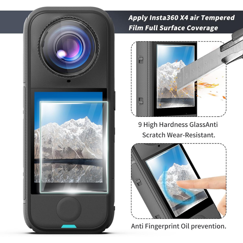 Insta360 X4 Air accessory kit silicone case lens protector