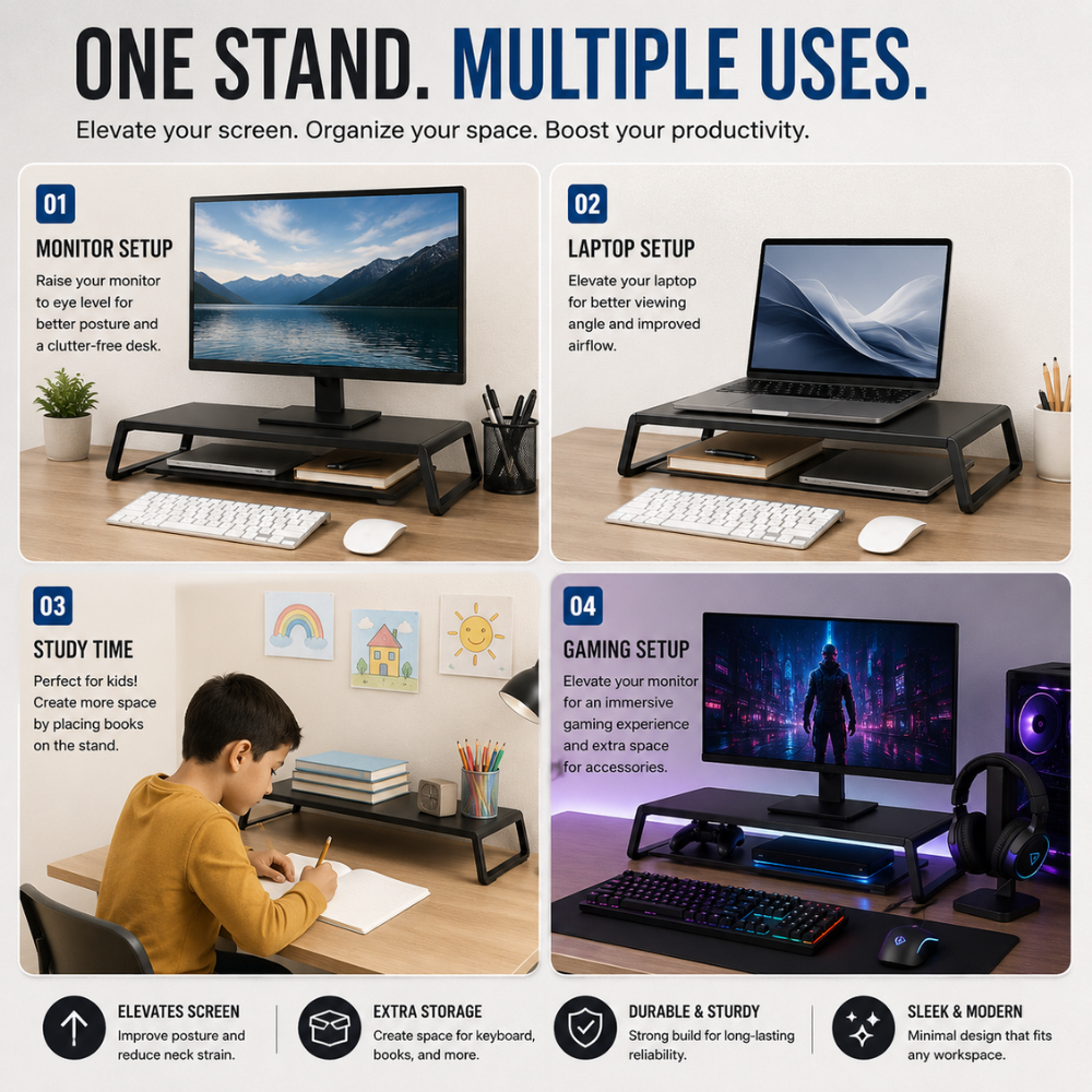 Desktop Monitor Stand for home office desk