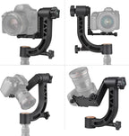 Heavy Duty Tripod Gimbal Head – 360° Panoramic Aluminum Mount with Arca-Swiss Quick Release
