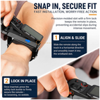 Adjustable Wrist Monitor Holder for Insta 360 Luna Ultra