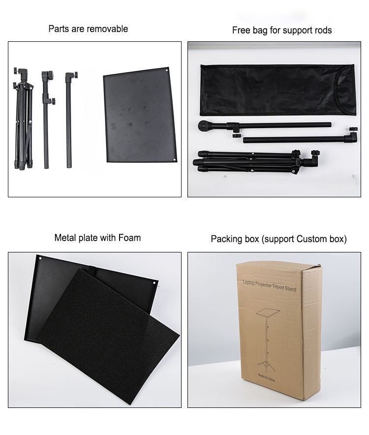 Heavy-duty metal floor stand with foldable design