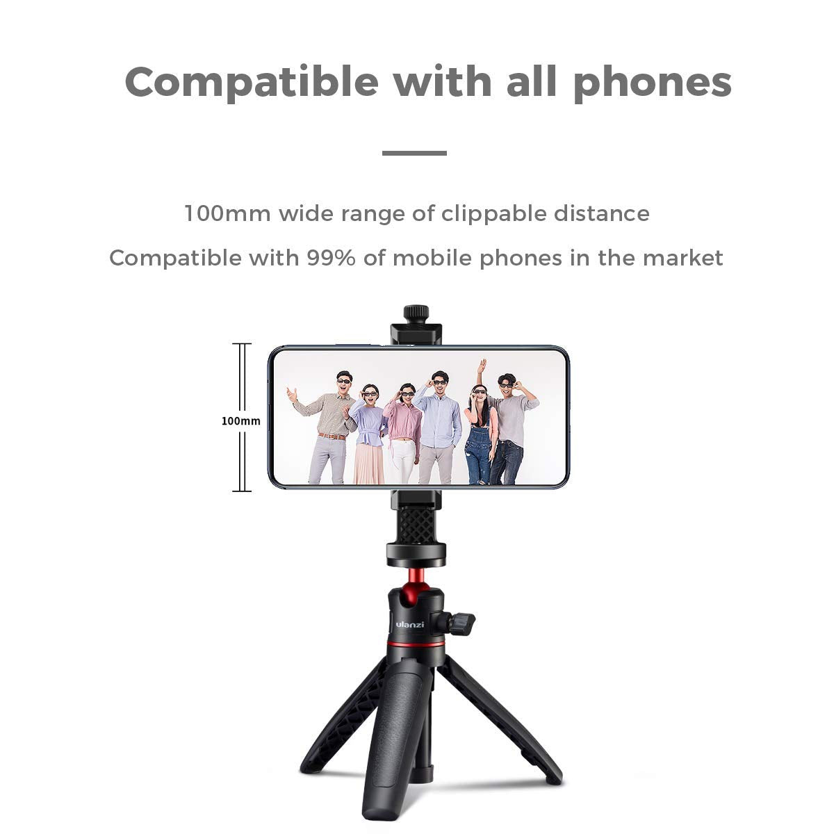 Ulanzi Vertical Smartphone clip Compatible with All Smartphone