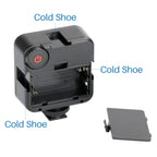 Cold shoe mount LED light for camera recording setups