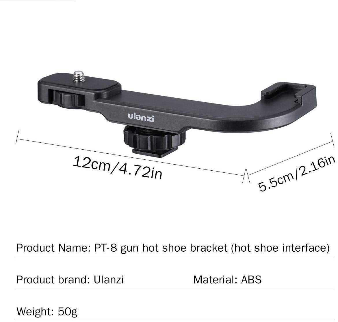 Cold shoe adapter compatible with DSLR action camera rigs