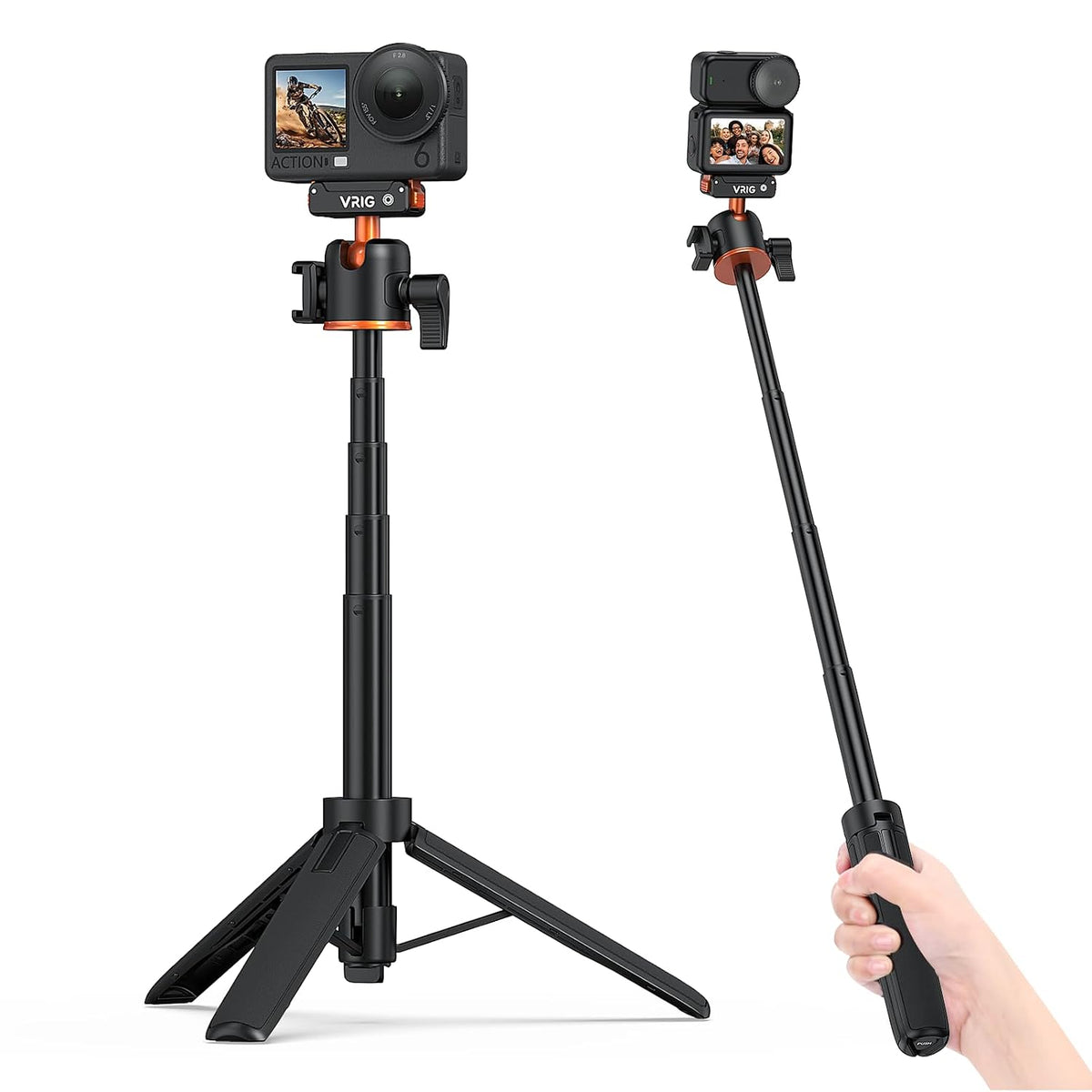 Action camera tripod for DJI Osmo Nano and Action 6