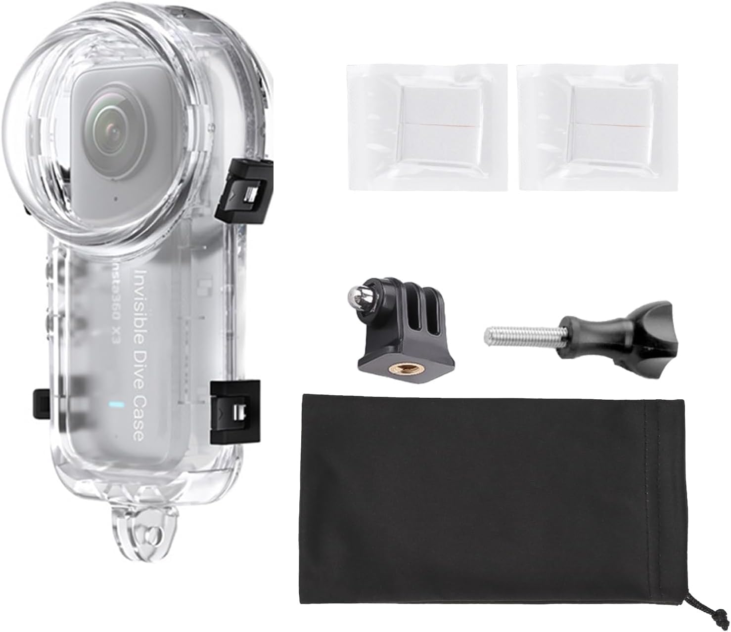 invisible 360 camera dive housing