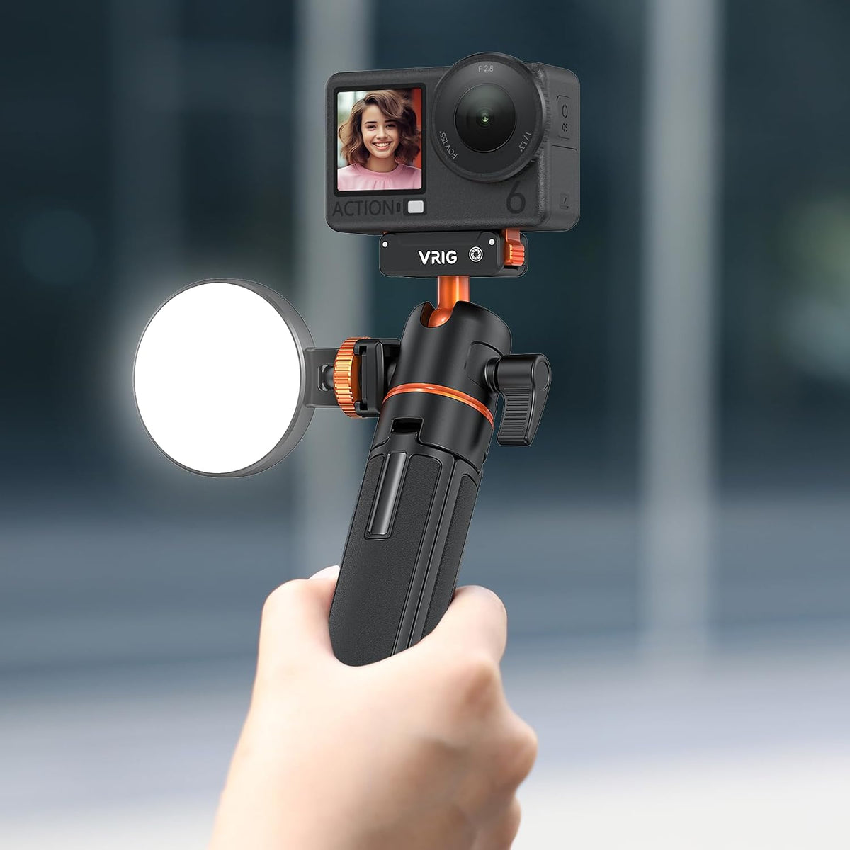 DJI Osmo Nano tripod with cold shoe mount