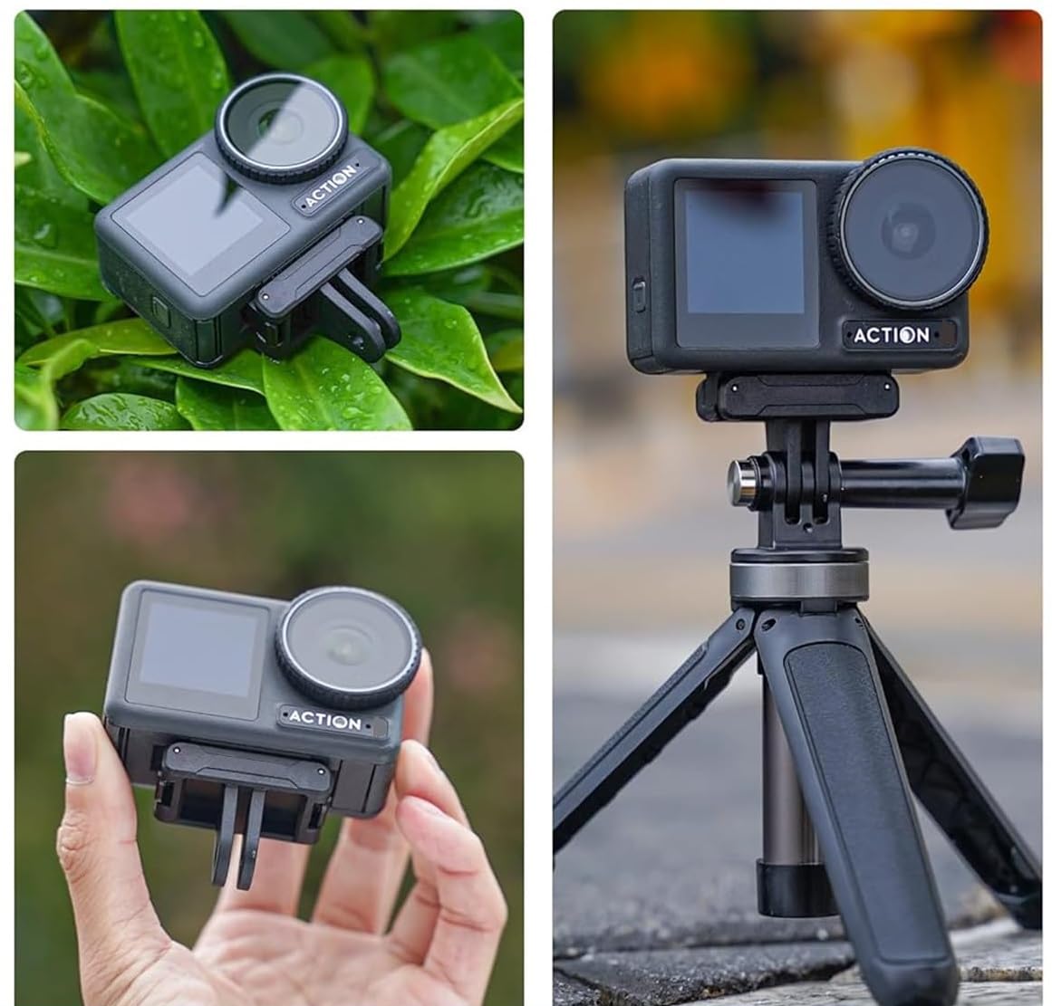 Magnet Adapter Mount for DJI Action 5/4/3 – Quick Release