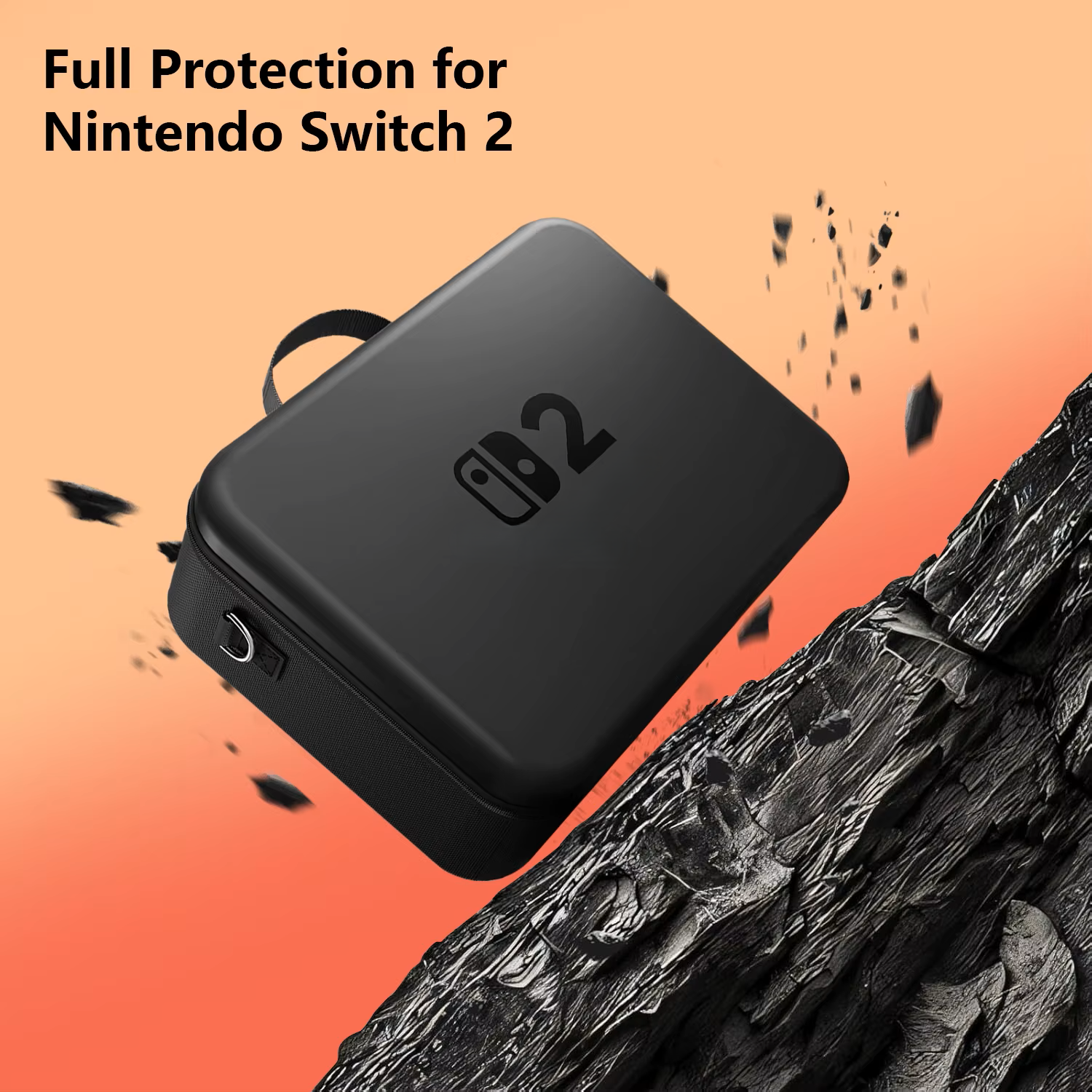 Durable Nintendo Switch 2 carrying case for gamers on the go