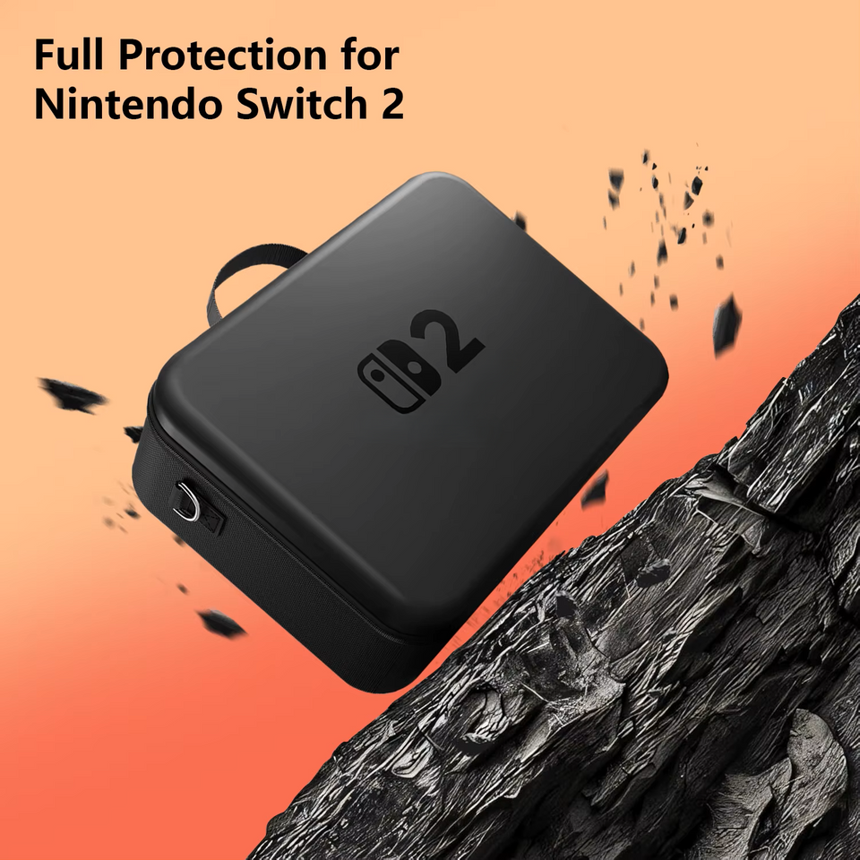 Durable Nintendo Switch 2 carrying case for gamers on the go