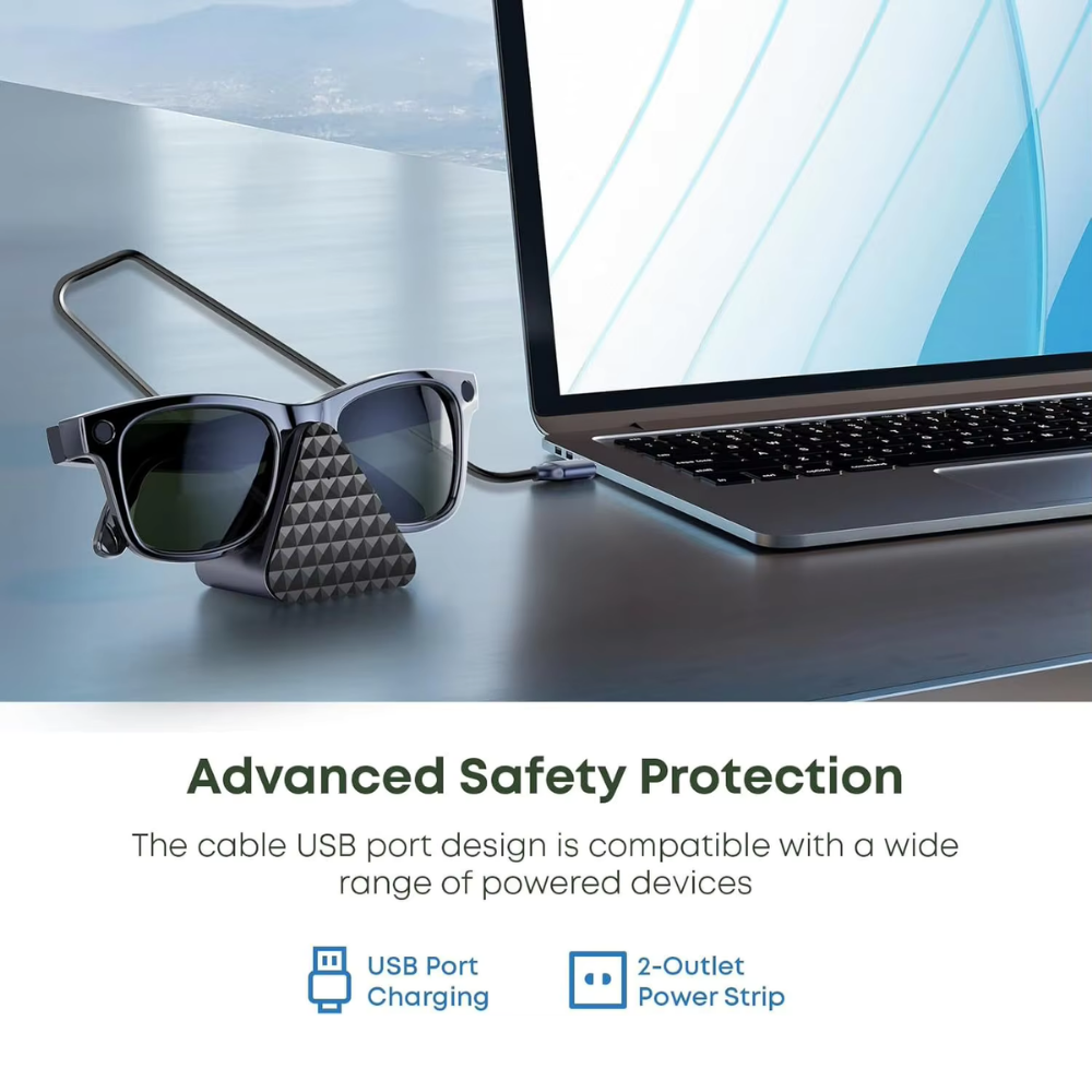 smart glasses pogo pin charger