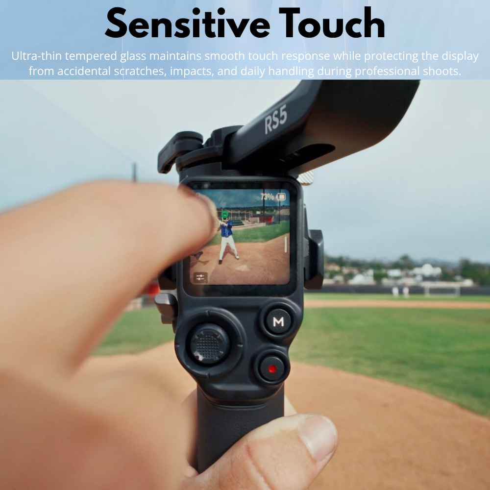 Bubble free screen protector for DJI RS 5