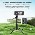 protective cage for insta360 x4 air camera
