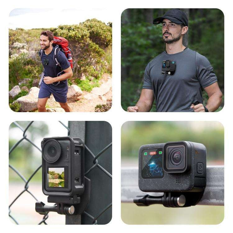 Yantralay action camera chest mount with strong magnet and secure grip