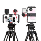 smartphone video rig with 1 4 inch tripod mount support