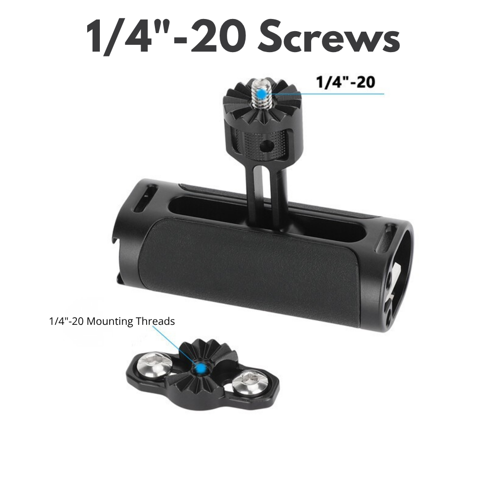 rosette mount camera handle ergonomic grip