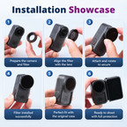 ND Filter Set for DJI Osmo Nano ND32 filter for high-light conditions