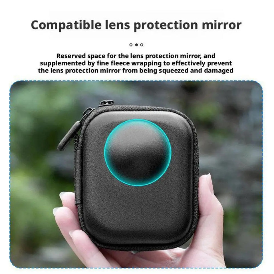 Compact storage bag for Osmo Action 360 with secure zipper