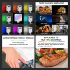 rgb video light with built in lighting effects for creators