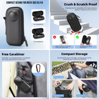 Action camera accessory kit for travel vlogging and biking