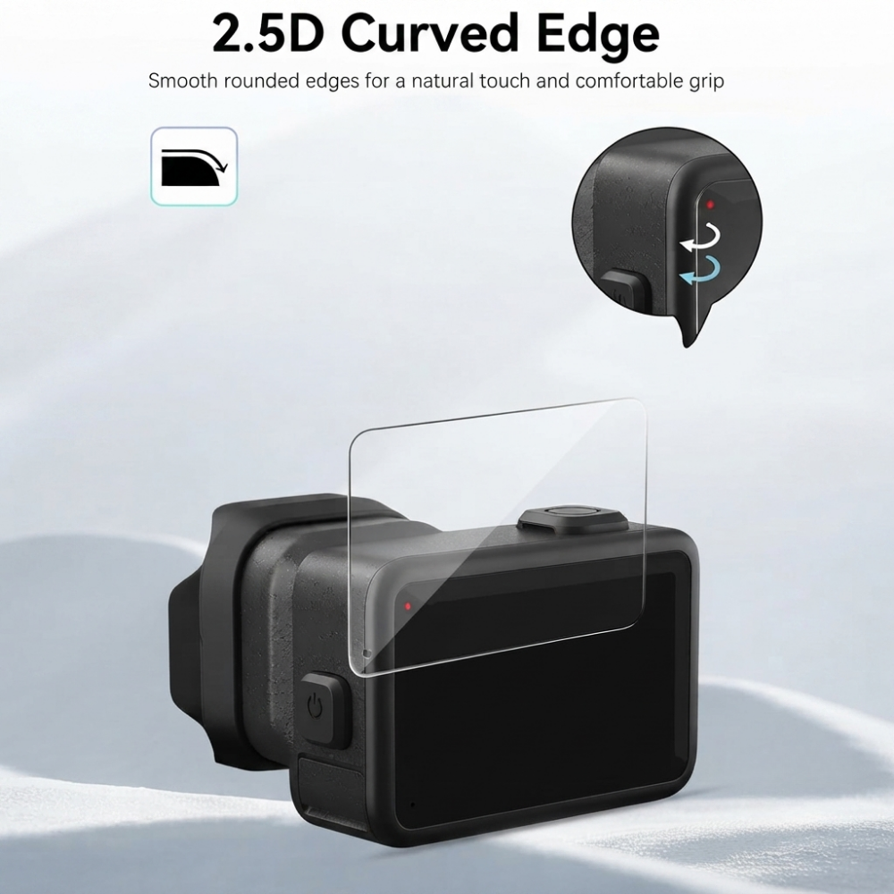 Scratch resistant screen guard for GoPro Mission