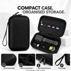 Yantralay Hard Shell Carrying Case with Mesh Pocket for Insta 360 Luna Ultra