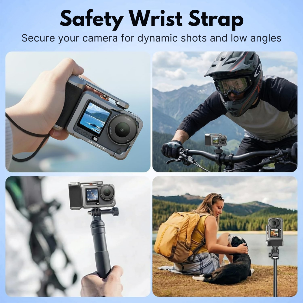 vlog grip kit for osmo action 6 camera