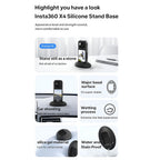 Insta 360 X5 bracket, silicone camera holder