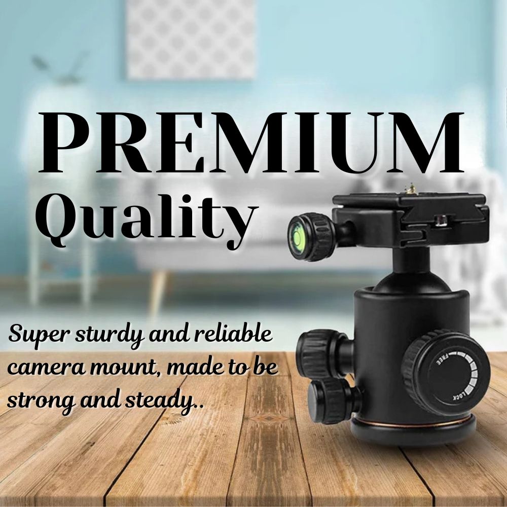 DSLR Tripod Head, Panoramic Tripod Head, Quick Release Tripod Head
