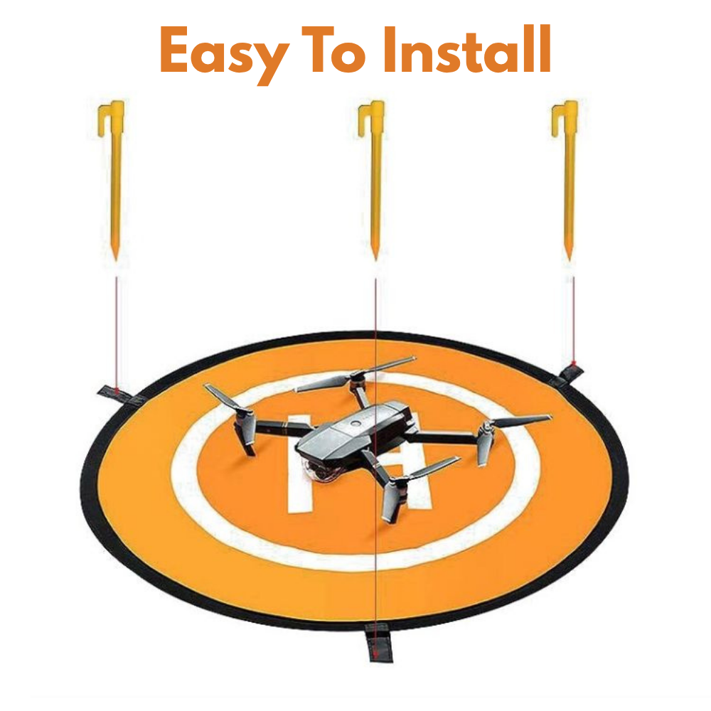 Universal Drone Landing Pad for DJI Neo2, Air 3S Mini 5 Pro And Other Drones | 75cm Foldable Waterproof