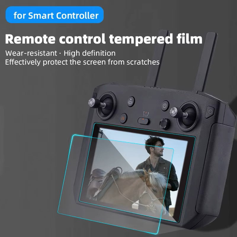 Anti-fingerprint tempered glass shield for RC2 remote control